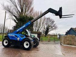 NEW HOLLAND LM742 4WD TELEHANDLER *AG-SPEC, ONLY 4441 HOURS* C/W TINES *VIDEO*