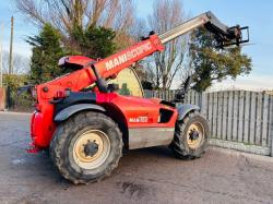 MANITOU 634-120 4WD TELEHANDLER *AG-SPEC* C/W PICK UP HITCH *VIDEO*