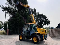 SANDERSON TL6ST 4WD TELEHANDLER *AG-SPEC* C/W BUCKET & PICK UP HITCH *VIDEO*