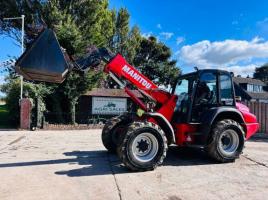 MANITOU MLA628-120LSU 4WD TELEHANDLER *AG-SPEC* C/W PICK UP HITCH *VIDEO*