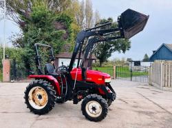 SIROMER 254 4WD TRACTOR CW LOADER & BUCKET *VIDEO*