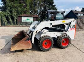 BOBCAT S150 SKIDSTEER *YEAR 2008* C/W BUCKET 