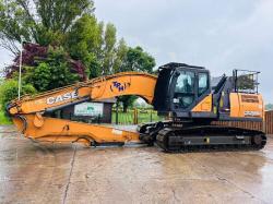 CASE CX290D HIGH RISE CABIN TRACKED EXCAVATOR *YEAR 2017* C/W QUICK HITCH *VIDEO*