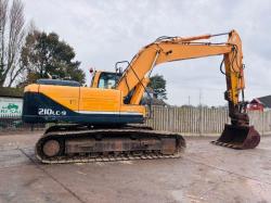 HYUNDAI ROBEX 210LC TRACKED EXCAVATOR *YEAR 2013* C/W QUICK HITCH *VIDEO*