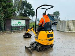 JCB MICRO TRACKED EXCAVATOR *YEAR 2020, ONLY 755 HOURS* C/W 2 X BUCKETS *VIDEO*