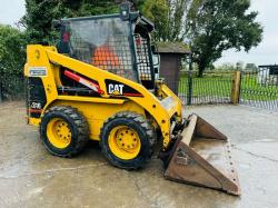 CATERPILLAR 216 SKIDSTEER *4246 HOURS* C/W BUCKET *VIDEO*