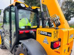 JCB 525-60 4WD TELEHANDLER *YEAR 2017, 3416 HOURS* C/W PALLET TINES *VIDEO*