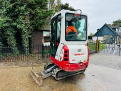 TAKEUCHI TB216 TRACKED EXCAVATOR *YEAR 2019, 1881 HOURS* C/W BUCKETS *VIDEO*