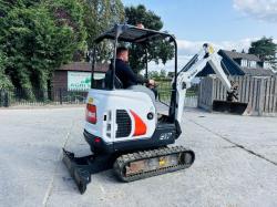 BOBCAT E17 TRACKED EXCAVATOR *YEAR 2019, 1467 HOURS* C/W EXPANDING TRACKS *VIDEO*