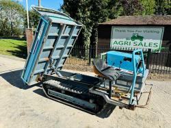 HANIX RTD100 TRACKED DUMPER C/W DROP SIDE BODY *VIDEO*