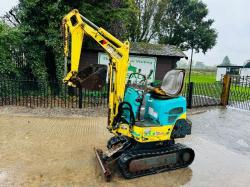 YANMAR B08-3 MICRO TRACKED EXCAVATOR C/W BUCKET 