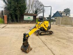 WACKER NEUSON 803 EXCAVATOR *YEAR 2017, 596 HOURS* C/W EXPANDING TRACKS