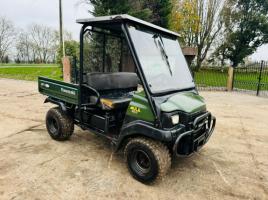 KAWASAKI 4WD MULE UTV C/W FRAME AND CANOPY 