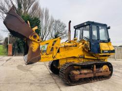 KOMATSU D41S TRACKED DROTT C/W THREE IN ONE BUCKET *VIDEO*