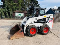 BOBCAT S150 SKIDSTEER *YEAR 2008* C/W BUCKET *VIDEO*