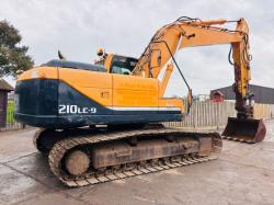 HYUNDAI ROBEX 210LC TRACKED EXCAVATOR *YEAR 2013* C/W QUICK HITCH *VIDEO*