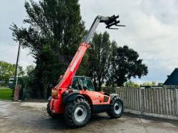 MANITOU MLT634-120 4WD TELEHANDLER *AG-SPEC* C/W PICK UP HITCH *VIDEO*