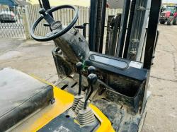  YALE GLP20 FORKLIFT *CONTAINER SPEC* C/W PALLET TINES & SIDE SHIFT *VIDEO*