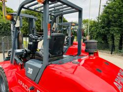 UNUSED APACHE FR30 ROUGH TERRIAN FORKLIFT *YEAR 2024, ONLY 2 LEFT* VIDEO*