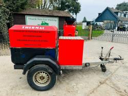 THERMAC PORTABLE SAND BLASTER C/W INGERSOL RAND COMPRESSOR & YANMAR ENGINE 