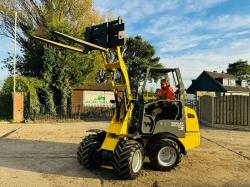 WACKER NEUSON WL20E 4WD ELECTRIC LOADING SHOVEL *YEAR 2017* C/W PALLET TINES 