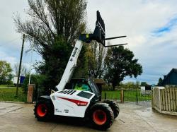 BOBCAT TL30.60DA 4WD TELEHANDLER *YEAR 2018* C/W PALLET TINES *VIDEO*