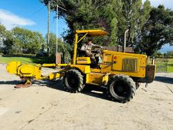 VERMEER V-7550 4WD PIPE LAYER C/W VIBRATING PLOW & FRONT WEIGHTS *VIDEO*