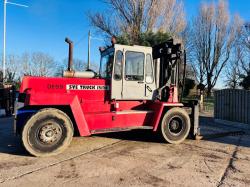 SVE TRUCK 15120 15 TON FORKLIFT C/W TINE POSITIONER & SIDE SHIFT *VIDEO*