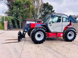 MANITOU MLT835 4WD TELEHANDLER *YEAR 2016* C/W PALLET TINES *VIDEO*