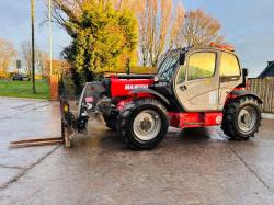 MANITOU MT1135 4WD TELEHANDLER *YEAR 2014* C/W PALLET TINES *VIDEO*