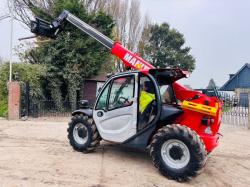 MANITOU MLT625-75 4WD TELEHANDLER *YEAR 2014* C/W PALLET TINES *VIDEO*