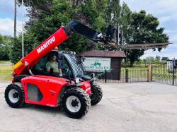 MANITOU MT420 4WD TELEHANDLER *YEAR 2018, 1899 HOURS* C/W PALLET TINES *VIDEO*