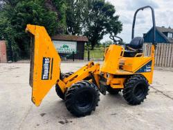 THWAITES 1TONN HIGH TIP DUMPER *YEAR 2019* C/W ROLE BAR *VIDEO*