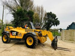 CATERPILLAR TH414 4WD TELEHANDLER *IN LOLA TEST, 4963 HOURS* C/W PALLET TINES 