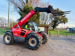 MANITOU 634-120 4WD TELEHANDLER *AG-SPEC* C/W PICK UP HITCH *VIDEO*