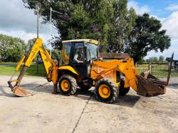 JCB 2CX 4WD BACKHOE DIGGER C/W 4 WHEEL STEER & EXTENDING DIG *VIDEO*