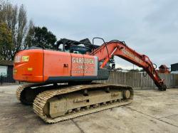 HITACHI ZAXIS 280LC EXCAVATOR *YEAR 2012, 8165 HOURS* C/W QUICK HITCH *VIDEO*