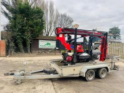 PLATFORM SPIDER 1380 TRACKED MAN LIFT *YEAR 2016* C/W TWIN AXLE PLANT TRAILER 