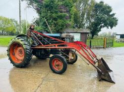 FORDSON E27N TRACTOR C/W PERKINS P6 ENGINE, FRONT LOADER & WINCH *NO VAT, VIDEO*