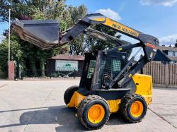 NEW HOLLAND LS180B HIGH LIFT SKIDSTEER C/W BUCKET *VIDEO*