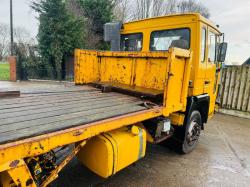 VOLVO FL6 11 6X2 BEAVER TAIL LORRY C/W FLIP TOE RAMPS *VIDEO*