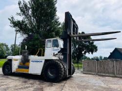 LANCING HENLEY HERMES 40 FORKLIFT *40 TONNE LIFT* C/W VOLVO ENGINE *VIDEO*