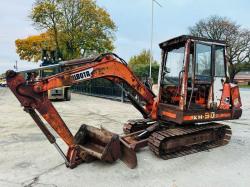 KUBOTA KH-90 EXCAVATOR C/W KUBOTA 4 CYLINDER ENGINE (SPARES AND REPAIRS) *VIDEO*