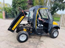 JCB GROUNDHOG 4X4 UTV *YEAR 2009* C/W EASY SHEET CANOPY *VIDEO*