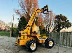 SANDERSON 624 TURBO TELEHANDLER *AG-SPEC* C/W PICK UP HITCH *VIDEO*