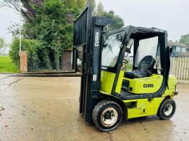 CLARK 30D DIRSEL FORKLIFT *CONTAINER SPEC* C/W SIDE SHIFT *VIDEO*