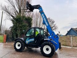 NEW HOLLAND LM742 4WD TELEHANDLER *AG-SPEC, ONLY 4441 HOURS* C/W TINES *VIDEO*