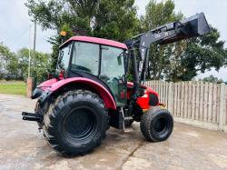 ZETOR 644T 4WD TRACTOR C/W TRAC LIFT FRONT LOADER & BUCKET *VIDEO*