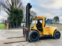 HYSTER H14.00 *14 TON LIFT* DIESEL FORKLIFT C/W PALLET TINES