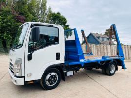 ISUZU CRAFTER 4X2 SKIP LORRY *YEAR 2022, ONLY 21440 MILES C/W EXTENDABLE ARM *VIDEO* 